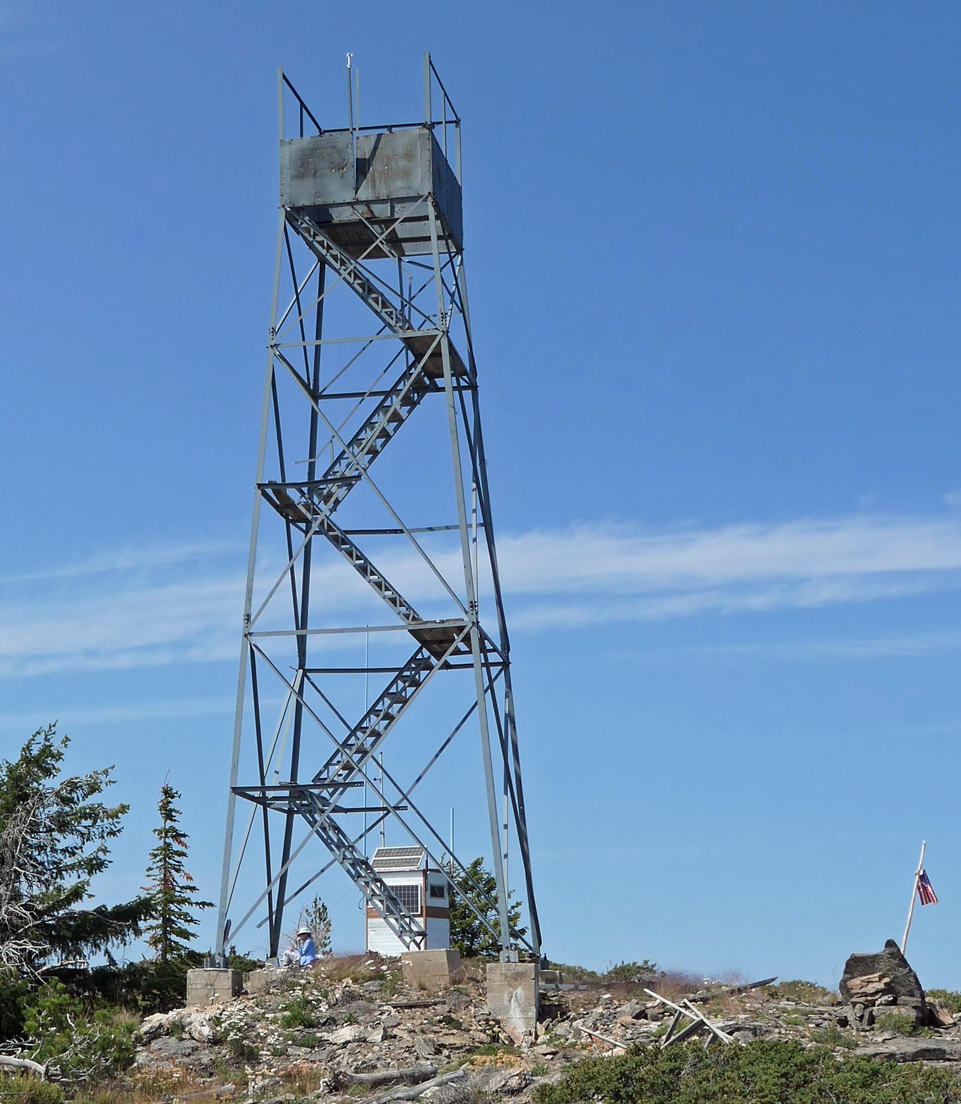 Moses Mountain Lookout #3 Re-Located to Grizzly Mountain